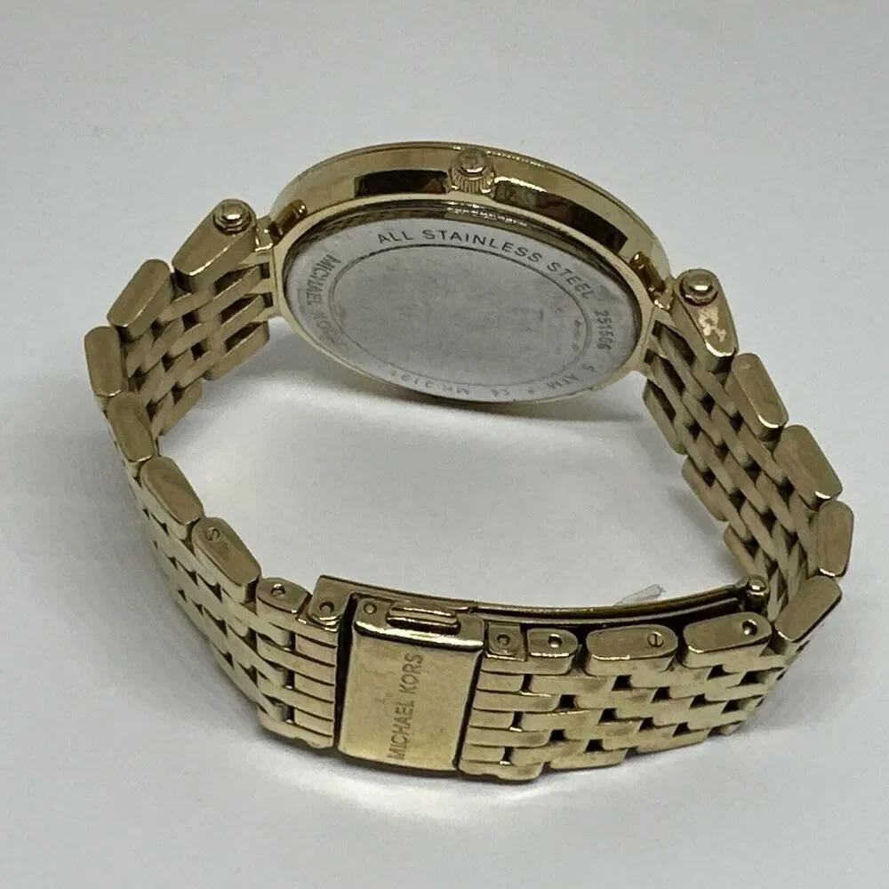 Michael Kors Darci MK3191 Women's Gold Stainless Steel Analog Dial Watch NUL12